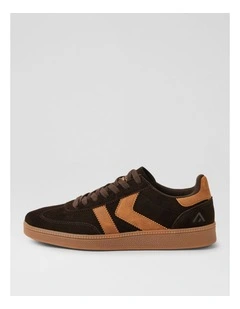 Condor Chocolate Leather Microsuede Sneakers