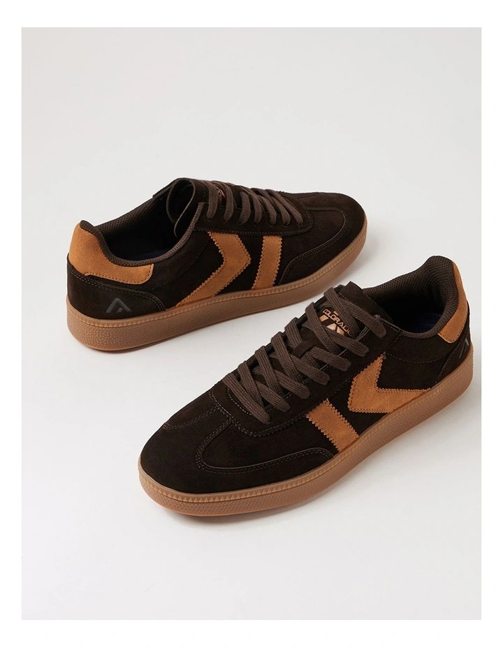 Condor Chocolate Leather Microsuede Sneakers image 5