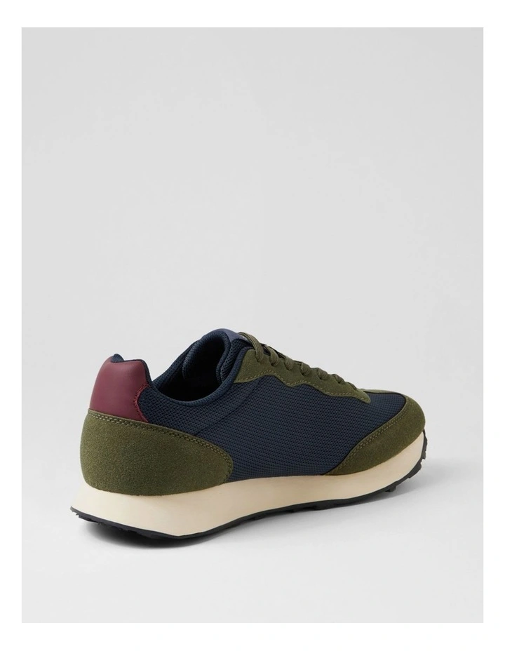 Evan Taupe Navy Sneakers image 3