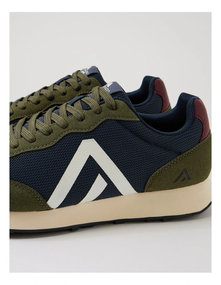 Evan Taupe Navy Sneakers image 5