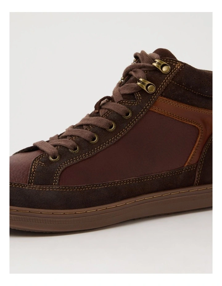 Tango Brown Tumble Leather Lace Up Boots image 5