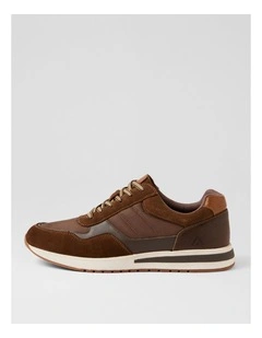 Izac Brown Suede Sneakers
