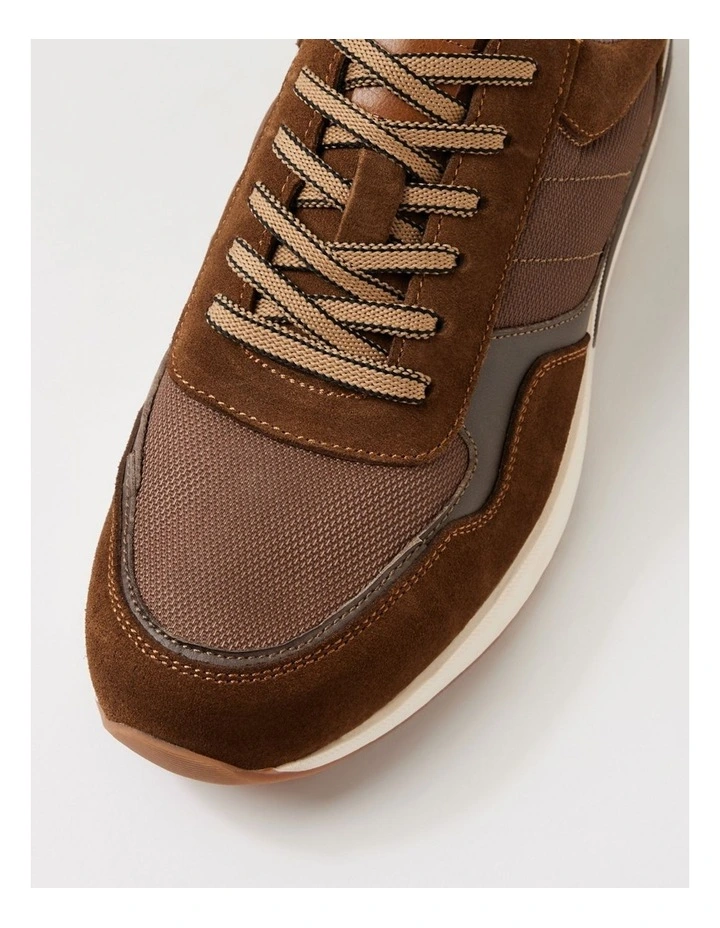 Izac Brown Suede Sneakers image 4