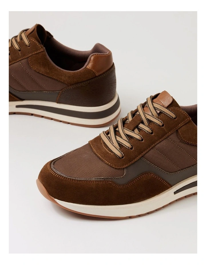 Izac Brown Suede Sneakers image 5