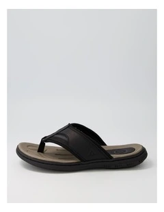 Dboy Black Crazyhorse Leather Sandals