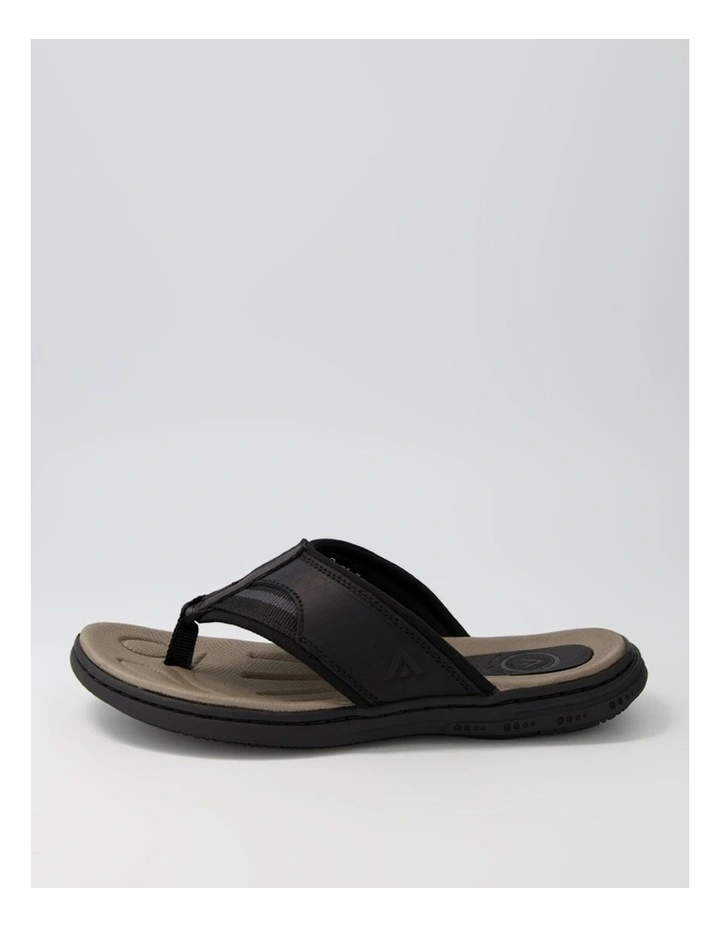 Dboy Black Crazyhorse Leather Sandals image 1