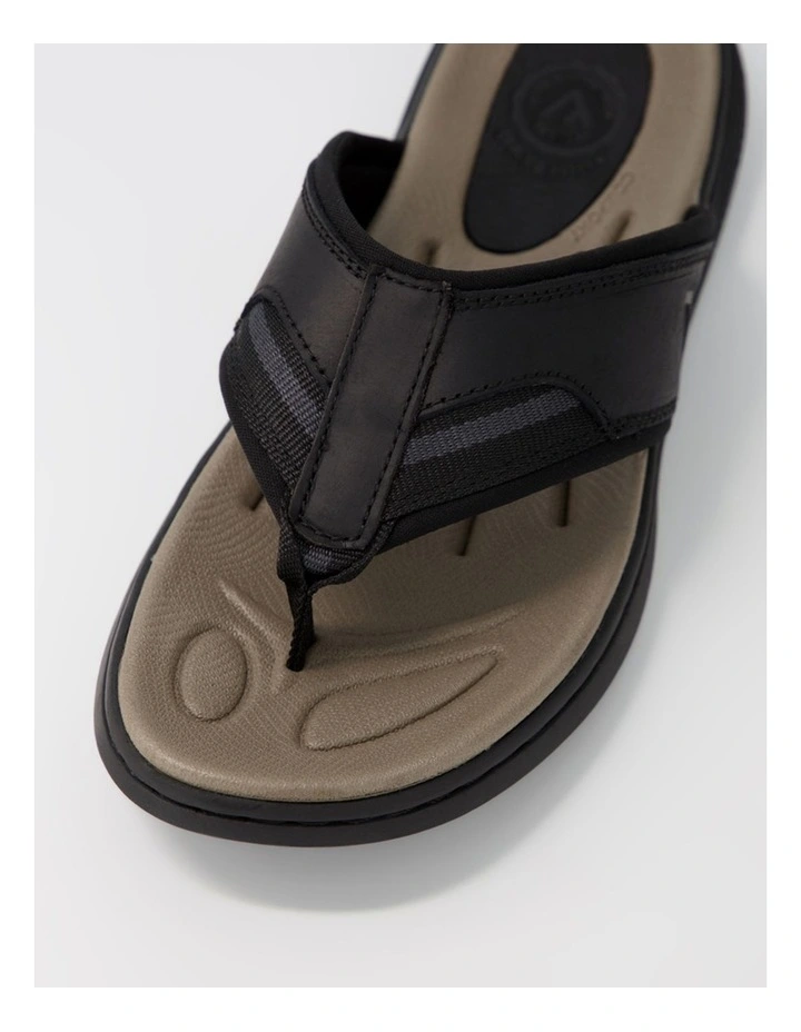 Dboy Black Crazyhorse Leather Sandals image 4
