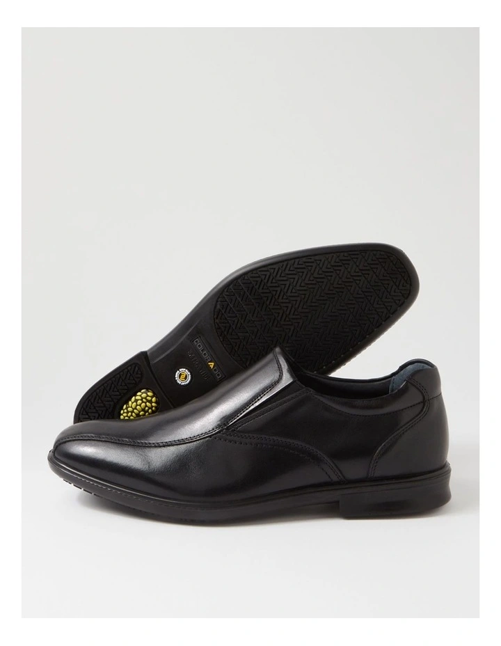 C Pete Black Leather Loafers image 5