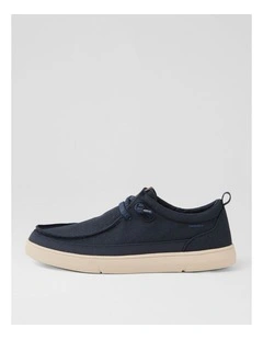Albee Navy Canvas Sneakers