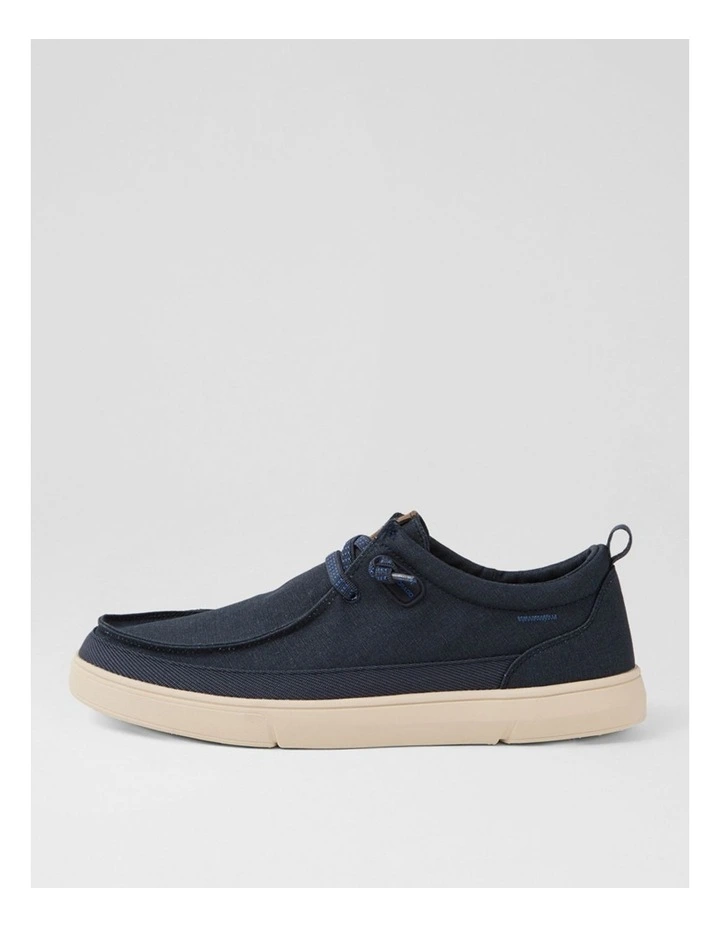 Albee Navy Canvas Sneakers image 1