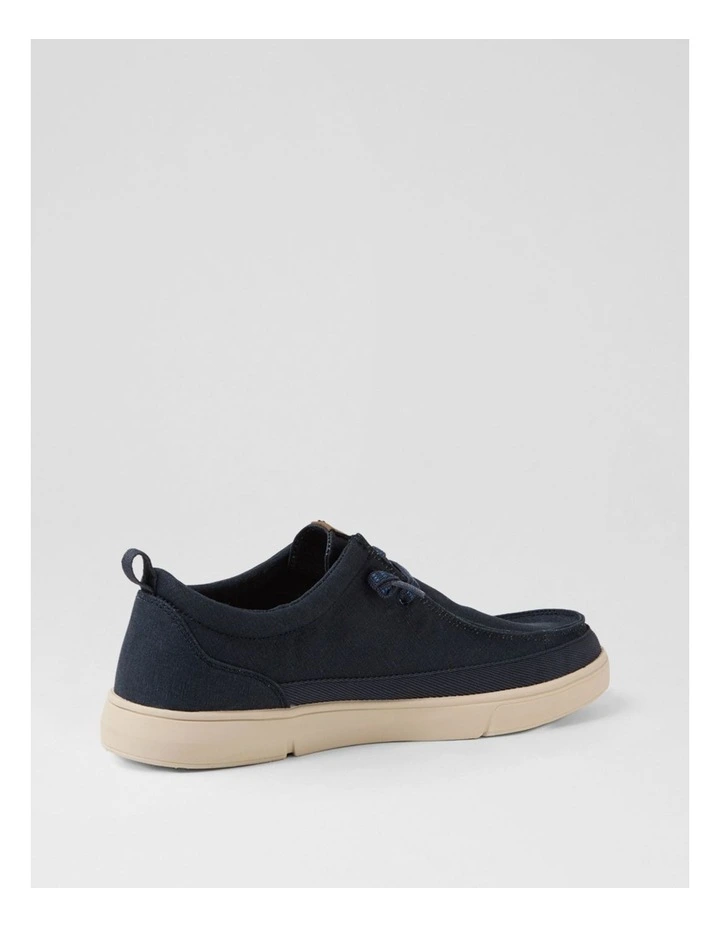 Albee Navy Canvas Sneakers image 3