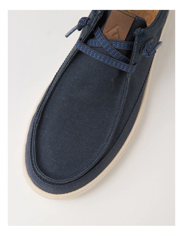 Albee Navy Canvas Sneakers image 4