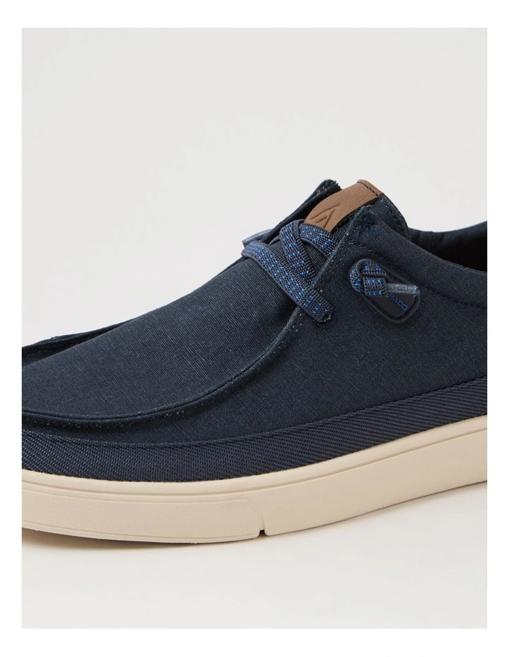 Albee Navy Canvas Sneakers image 5