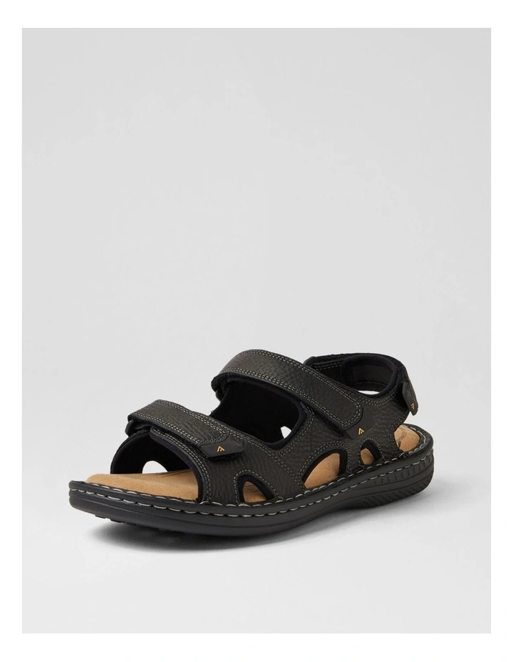 SURMON BLACK TUMB LEATHER image 2
