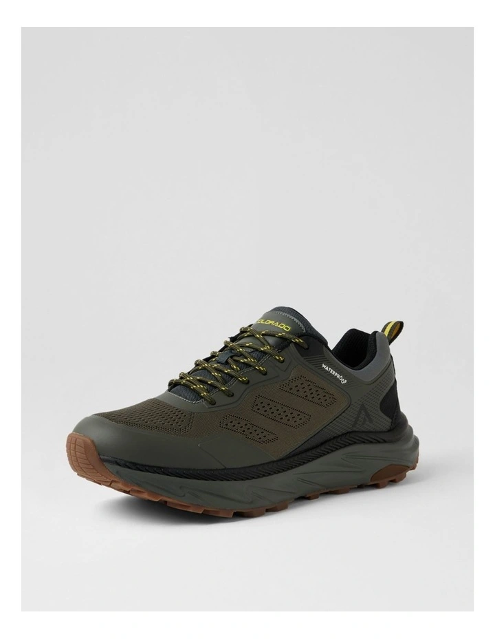 Attila Khaki Fabric Sneakers image 2