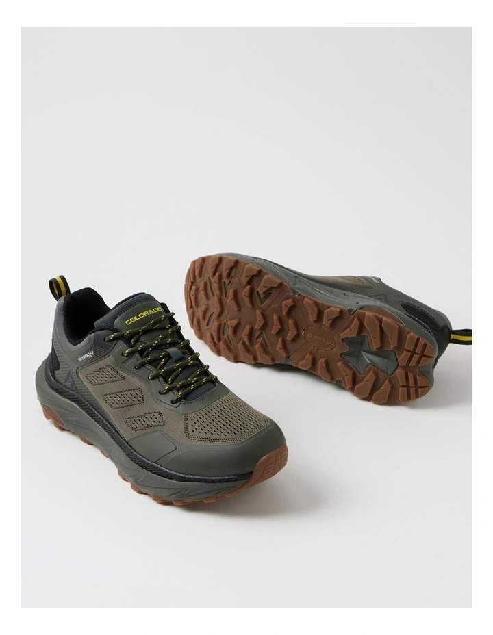 Attila Khaki Fabric Sneakers image 5