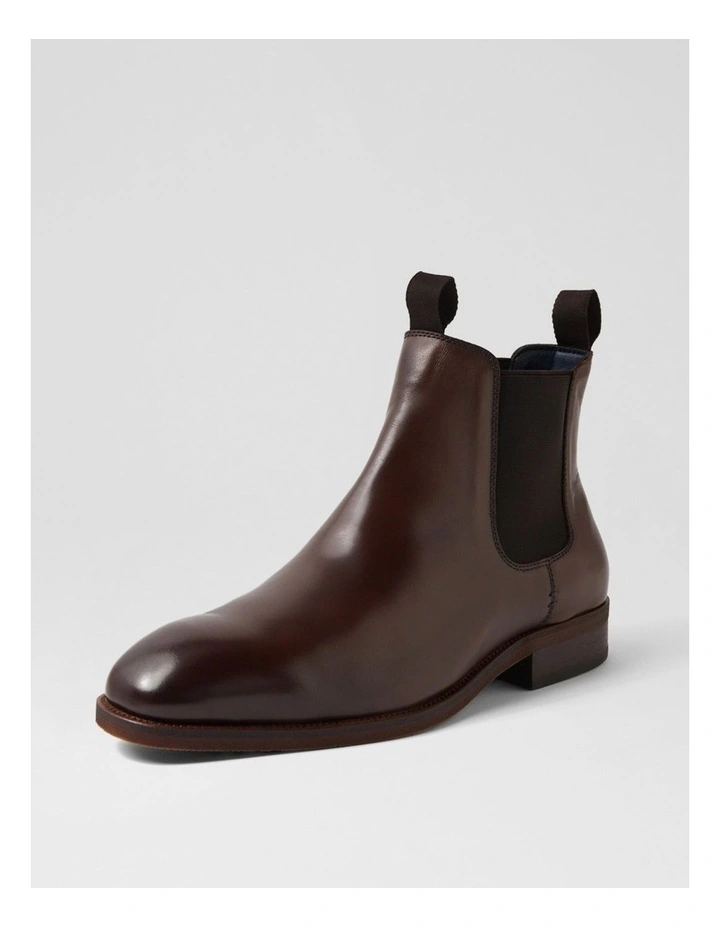 Drover Brown Leather Chelsea Boots image 2