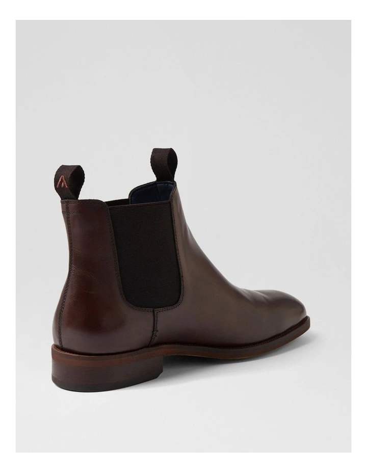 Drover Brown Leather Chelsea Boots image 3