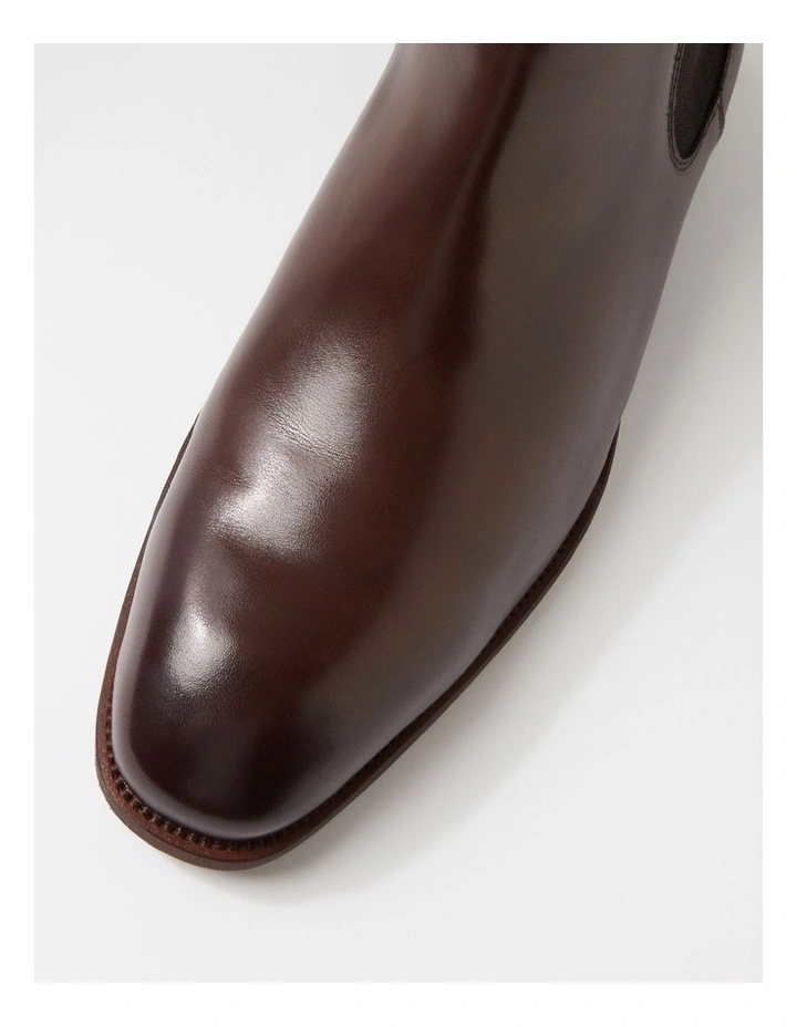 Drover Brown Leather Chelsea Boots image 4