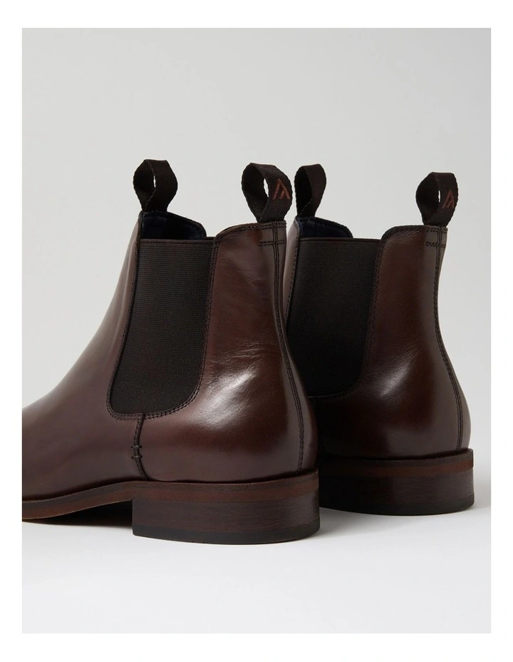 Drover Brown Leather Chelsea Boots image 5