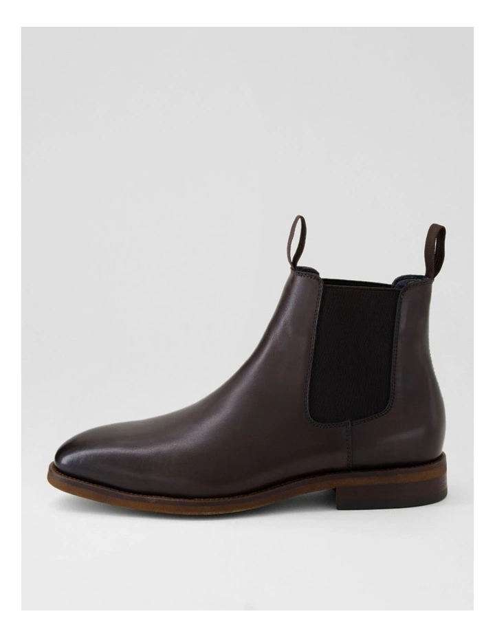 Rodeo Brown Leather Chelsea Boots image 1