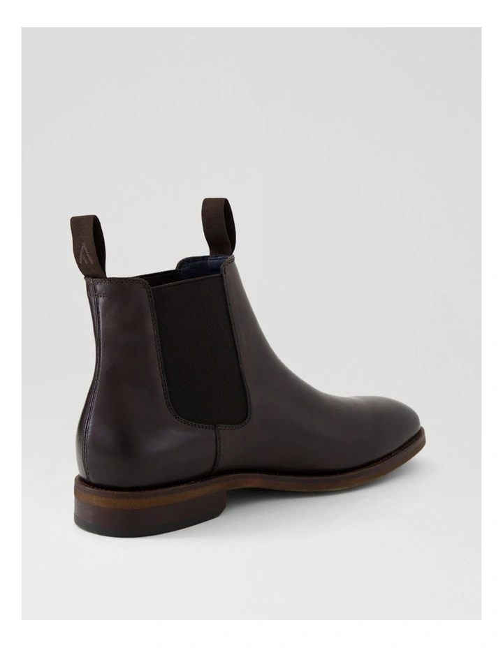 Rodeo Brown Leather Chelsea Boots image 3