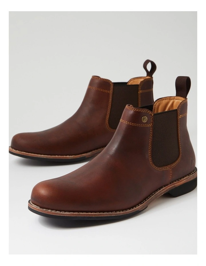 Ritter Tan Leather Boots image 5