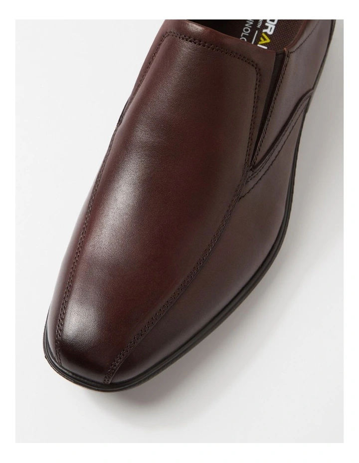 C Pete Chestnut Leather Loafers image 4