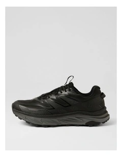 Seeker Black Lace Up Sneakers