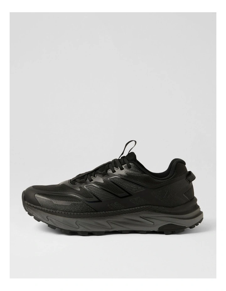 Seeker Black Lace Up Sneakers image 1