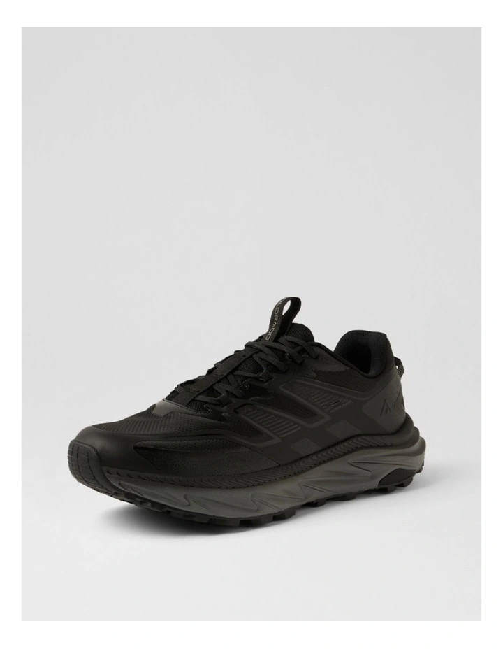 Seeker Black Lace Up Sneakers image 2