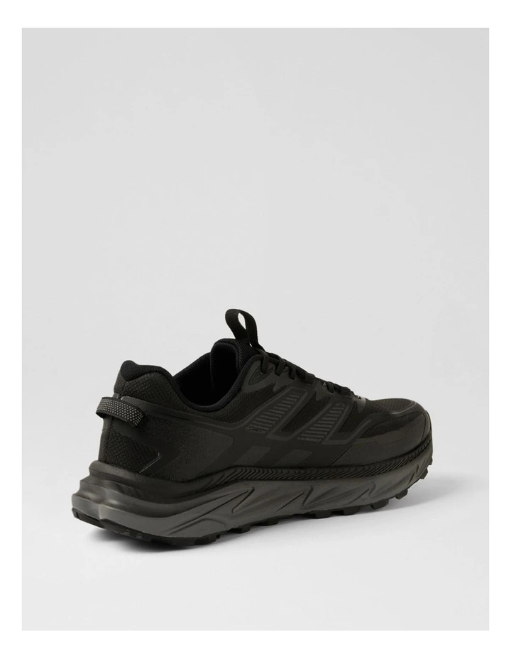 Seeker Black Lace Up Sneakers image 3