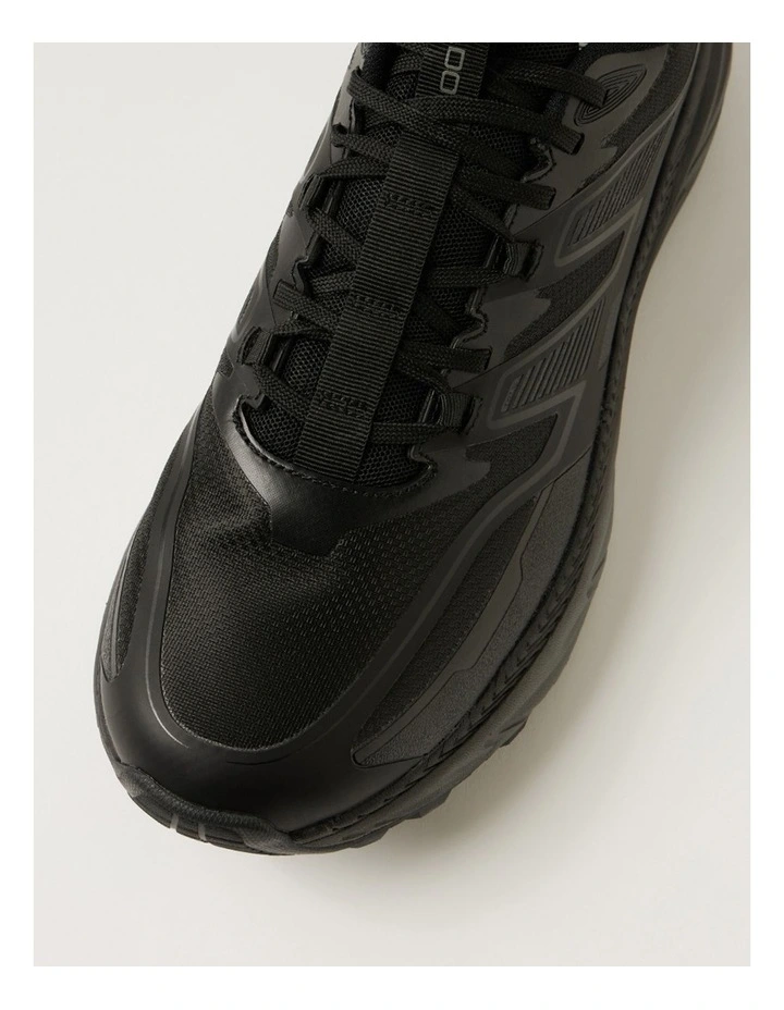 Seeker Black Lace Up Sneakers image 4
