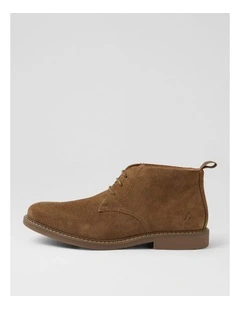 Crick Walnut Suede Ankle Boots