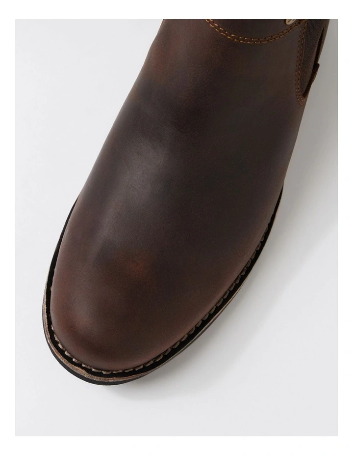 Ritter Brown Leather Chelsea Boots image 4