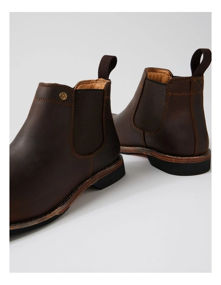 Ritter Brown Leather Chelsea Boots image 5