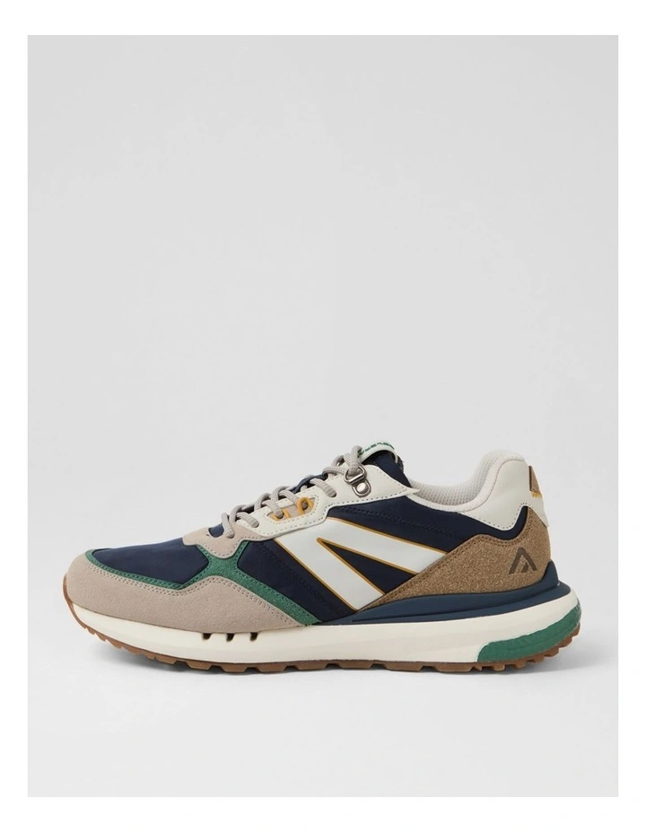 Check Navy Multi Sneakers image 1
