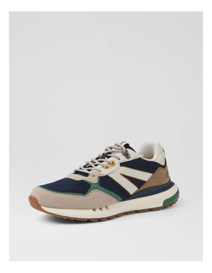 Check Navy Multi Sneakers image 2