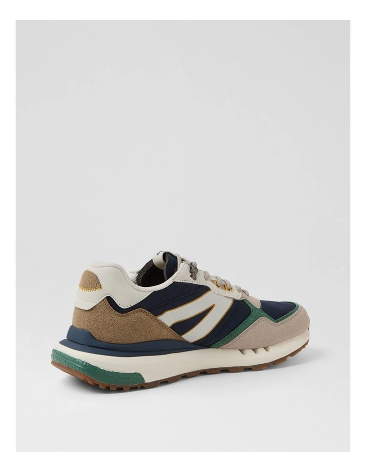 Check Navy Multi Sneakers image 3