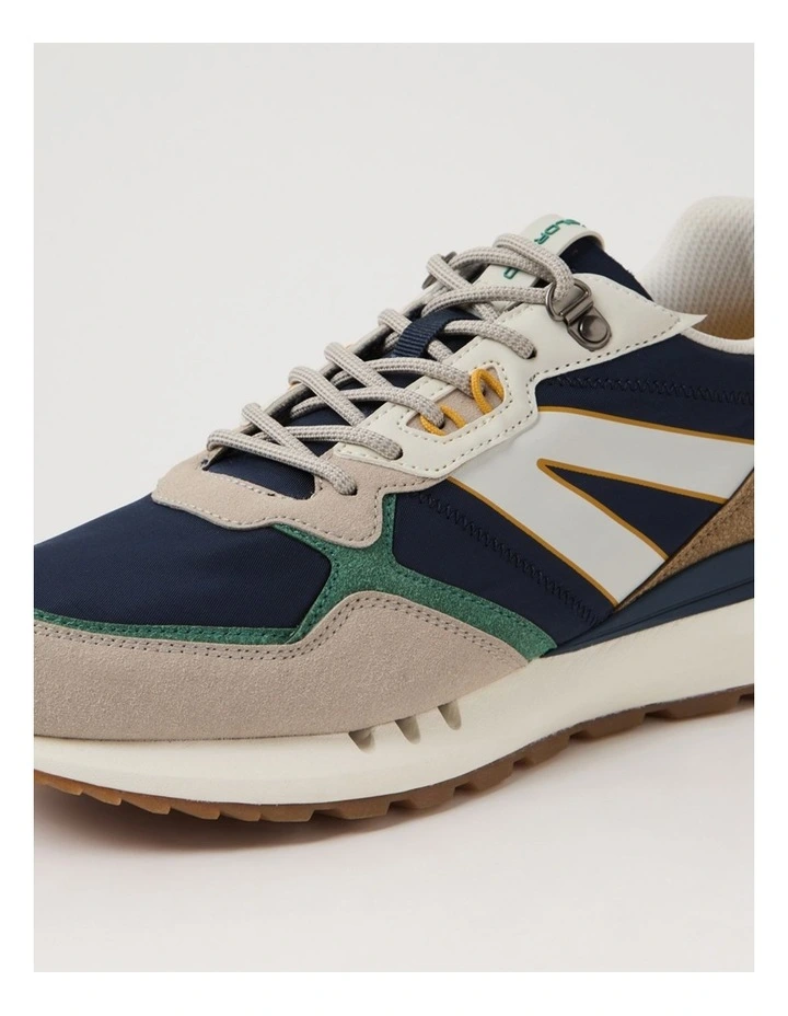Check Navy Multi Sneakers image 5