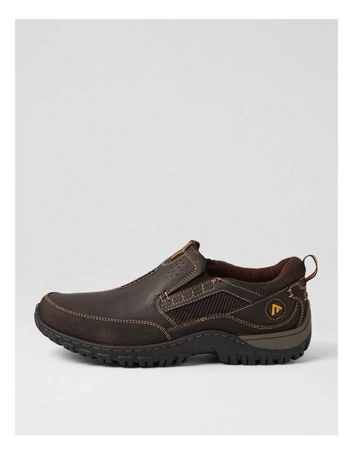 TESLER-DARK BROWN-LEATHER image 1