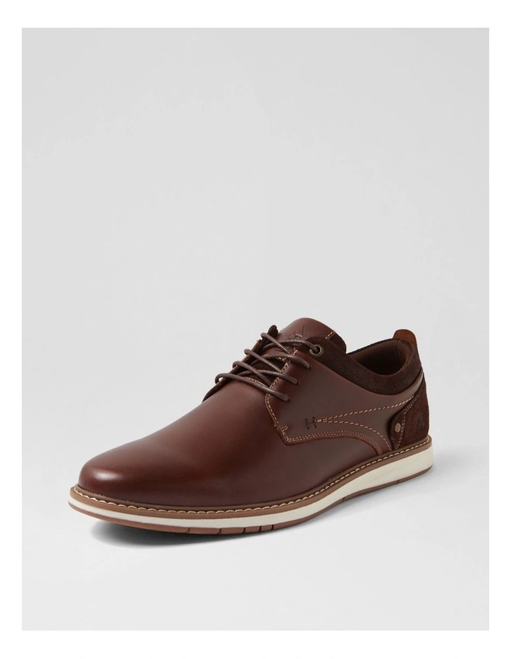 Shaggy Redwood Leather Lace Up Flats image 2