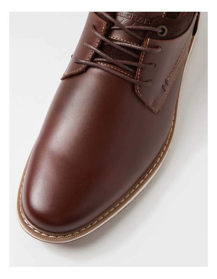Shaggy Redwood Leather Lace Up Flats image 4