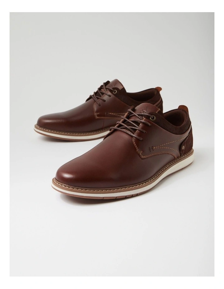 Shaggy Redwood Leather Lace Up Flats image 5