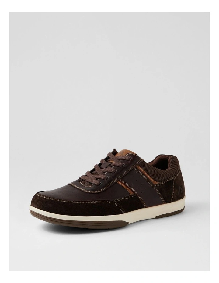 Vitale Dark Brown Leather Sneakers image 2