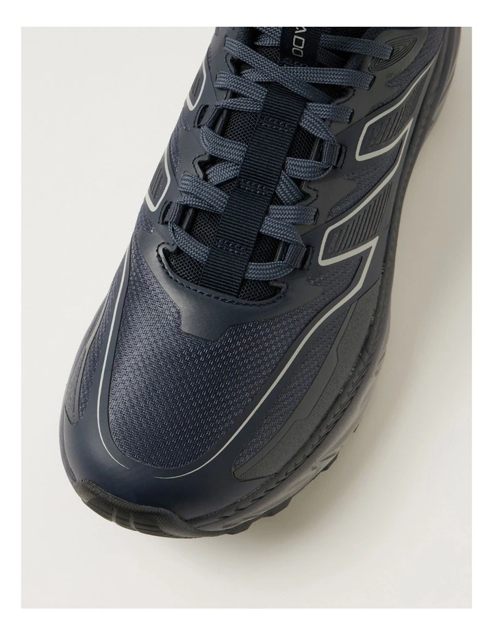 Seeker Navy Lace Up Sneakers image 4