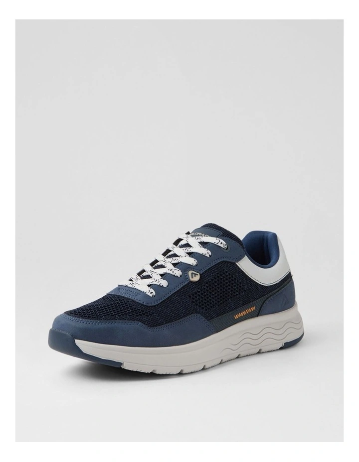 Wammo Navy Knit Sneakers image 2