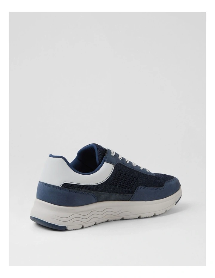 Wammo Navy Knit Sneakers image 3