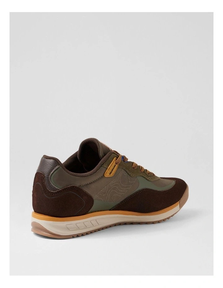 Gravel Khaki Lace Up Flats image 3