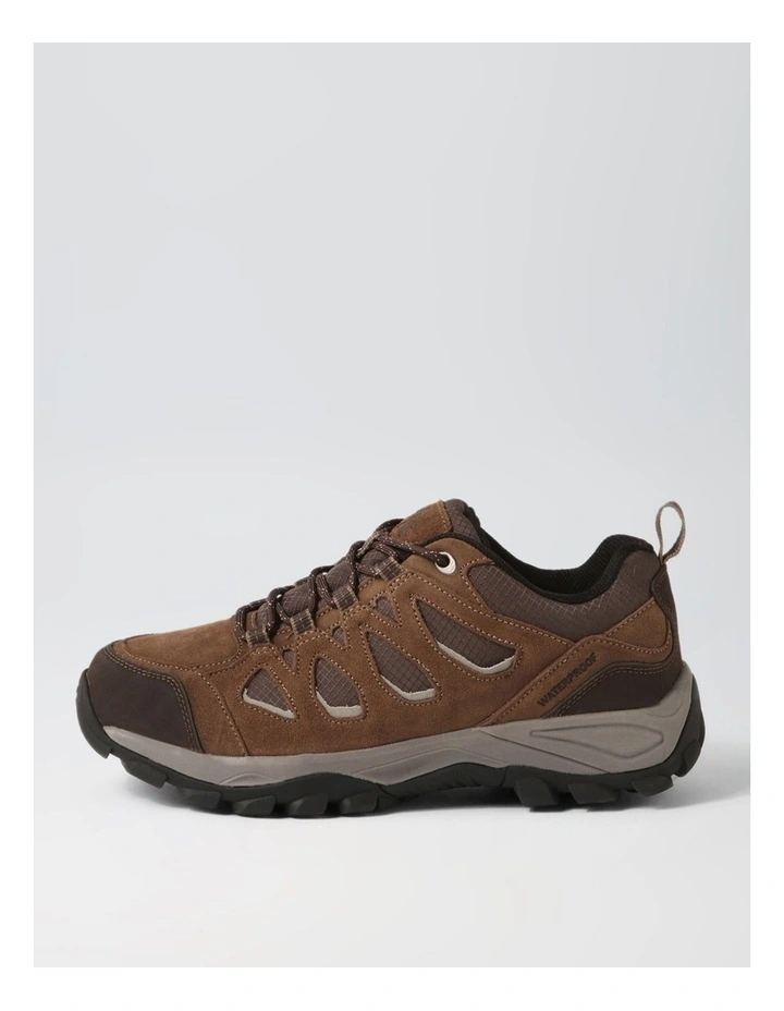 Dolomite Taupe Suede Lace Up Flats image 1